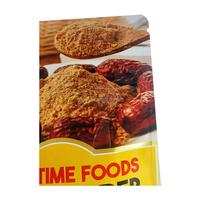 Sachet Doypack Personnalisé en Feuille d'Aluminium avec Fermeture Zip et Impression Numérique pour Poudre de Date, Idéal pour le Stockage Alimentaire