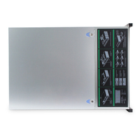 Casing Server 4U Berkualitas Tinggi dengan 24 Bay Hard Drive yang Dapat Ditukar Saat Beroperasi (Hot-swappable), Casing PC dengan Backplane Mini SAS SGPIO 6Gb/S