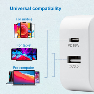 <span class=keywords><strong>Essager</strong></span> — chargeur mural USB 2022 rapide, 18w, port <span class=keywords><strong>Type</strong></span> <span class=keywords><strong>C</strong></span>, pour Phone - Product Image 5