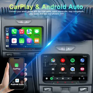 Jmance 8 "IPS écran 4 Core Android 10 Ram 2GB Rom 32GB/64gb voiture Navi stéréo Radio pour Renault Dacia Duster/Logan/Sandero/Lodgy