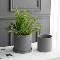 Pot à Succulentes Personnalisé Nordique Moderne, Petite Jardinière Décorative en Céramique pour Intérieur, Pot de Fleurs en Terre Cuite pour Plantes