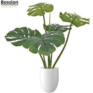 Mini <span class=keywords><strong>Monstera</strong></span> Deliciosa artificielle Bossion pour présentation sur comptoir, <span class=keywords><strong>plante</strong></span> artificielle <span class=keywords><strong>Monstera</strong></span> <span class=keywords><strong>Variegata</strong></span> presque naturelle - Product Image 1