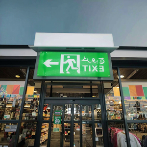3 Wát ip30 Acrylic Board ánh sáng có thể sạc lại <span class=keywords><strong>LED</strong></span> khẩn cấp <span class=keywords><strong>Exit</strong></span> dấu hiệu ánh sáng cho cửa siêu thị - Product Image 2