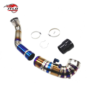JTLD Prise d'air haute performance en alliage de titane pour BMW B58 Série G / Tuyau de suralimentation Toyota GR Supra A90 Or brûlé - Product Image 1