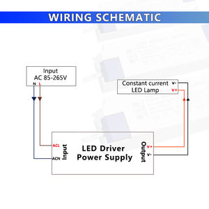 Alimentation de pilote à courant Constant isolé <span class=keywords><strong>LED</strong></span> 4-7W 280mA 85-265V AC à DC 12-25V <span class=keywords><strong>transformateur</strong></span> d'éclairage pour <span class=keywords><strong>plafonnier</strong></span> vers le bas - Product Image 5