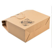Emballage personnalisé Offre Spéciale, boîte à miel hexagonale en papier kraft ondulé avec poignée