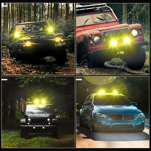 Cubo LED de doble color de 3 pulgadas, luz de trabajo, inundación/punto, anillo de <span class=keywords><strong>Halo</strong></span>, luces antiniebla de conducción, camión, ATV - Product Image 6