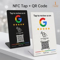 Tarjeta de Regalo de Google Play sin Contacto, Soporte de Exhibición para Reseñas de Google, Soporte para Código QR, Chip NFC con Código QR Personalizado