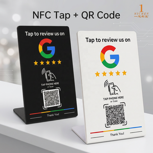 Tarjeta <span class=keywords><strong>de</strong></span> Regalo <span class=keywords><strong>de</strong></span> <span class=keywords><strong>Google</strong></span> <span class=keywords><strong>Play</strong></span> sin Contacto, Soporte <span class=keywords><strong>de</strong></span> Exhibición para Reseñas <span class=keywords><strong>de</strong></span> <span class=keywords><strong>Google</strong></span>, Soporte para Código QR, Chip NFC con Código QR Personalizado - Product Image 1