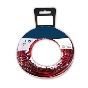 Cable de alimentación paralelo 2x0,75mm, rojo/negro, 10m; ideal para aplicaciones de audio y conexiones eléctricas. - Product Image 1