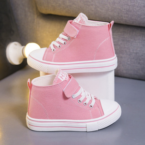 أحذية أطفال كاجوال كاملة الحجم <span class=keywords><strong>2026</strong></span>، أحذية قماشية عالية الرقبة للبنات والأولاد - Product Image 4