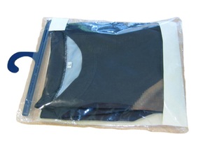 Bolsa de almacenamiento de ropa interior con logotipo personalizado, bolsas de plástico con gancho, venta al por mayor - Product Image 5