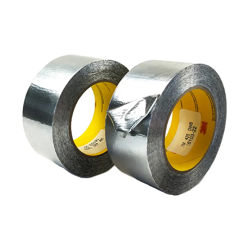 Single Side Gezicht Waterdichte Aluminiumfolie Lijm 425 Butyl Rubber Bonding Strak Butyl Afdichting Tape Voor Airconditioning