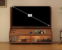 Meuble de rangement professionnel pour studio de production, en bois massif, amovible, servant de meuble TV et de table basse