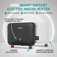 Chauffe-Eau Électrique Instantané Intelligent de 3,5-7 kW, Sous Évier, pour Salle de Bain et Cuisine, sans Réservoir, pour Douche