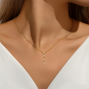 สร้อยคอรูปตัว Y ทองคำแท้ S925 เงินสเตอร์ลิง ดีไซน์หรูหรา สำหรับวันแม่ - Product Image 4