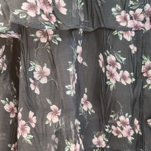 Camicetta in Chiffon da Donna 2025 Vintage con Stampa Floreale, 100% Poliestere, Maniche Lunghe - Product Image 6