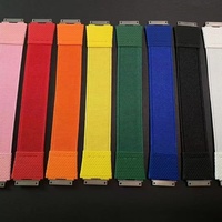 Montre Homme Haut de Gamme en Fibre de Carbone Tonneau, Bracelet Élastique Bleu, 6702, Squelette Intégré, Mouvement Automatique Mécanique, Montre Sport Décontractée