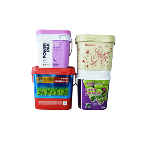 Supplier Wholesale Cheap 5l/10l/15l/20l Customizable Colors Square Multi-Purpose <b>Plastic</b> Bucket for Multipurpose - Product Image 2