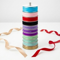Ruban en satin et organza pour loisirs créatifs, bobines de ruban de fleuriste de qualité supérieure pour boîtes cadeaux et décorations de fêtes