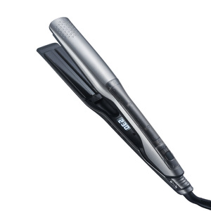 Plancha de vapor para el cabello con tanque de agua desmontable de 15 ml y pantalla de temperatura para uso en cabello seco y mojado - Product Image 5