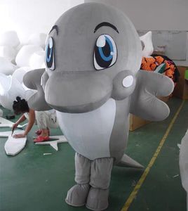 Costume de mascotte de <span class=keywords><strong>dauphin</strong></span> gris personnalisé personnage de dessin animé Costumes de mascotte de baleine animale pour <span class=keywords><strong>adulte</strong></span> - Product Image 1