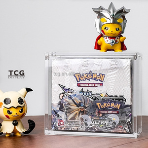 TCG Personnalisé Pocket Monsters Acrylique Anglais Boosting Box 2016 <span class=keywords><strong>XY</strong></span> Evolutions <span class=keywords><strong>Booster</strong></span> Box 6MM Acrylique Display Box - Product Image 1
