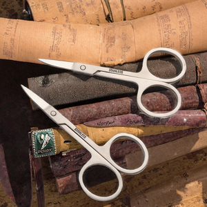 High Quality Industrial Stainless Steel Professional Embroidery <b>Sewing</b> Bent Thread Clippers Smooth Edge Ultra Sharp Long Lasting - Product Image 3