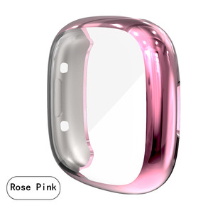 Coque en TPU souple plaquée pour <span class=keywords><strong>Fitbit</strong></span> <span class=keywords><strong>Versa</strong></span> 4, étui de montre anti-rayures, coque de protection complète pour <span class=keywords><strong>Fitbit</strong></span> Sense <span class=keywords><strong>2</strong></span> - Product Image 3