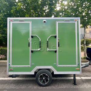 Camping 2 Stations Toilettes Mobiles de Luxe Remorque Extérieure Douche Portable Toilettes pour Parcs - Product Image 3