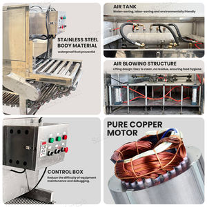 Ketten zwiebel schälmaschine Hauts chäler Hohe Schäl rate Zwiebel luft schälmaschine - Product Image 4