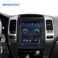 Layar Mobil Tesla 9.7 Inci GPS Navigasi Android Head Unit Radio Mobil untuk Toyota Land Cruiser Prado 120 Lexus GX470 2002-2009