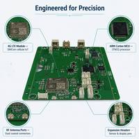 Placa PCBA para Detector de Calidad del Aire, IAQ, CO2, CO, TVOC, PM2.5, Sensor de Temperatura y Humedad, Sistema de Monitoreo Ambiental IoT 4G Personalizado
