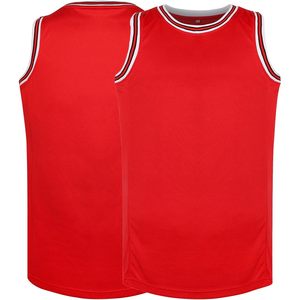เสื้อบาสเก็ตบอลเปล่าสำหรับผู้ชาย ผ้าตาข่าย แบบกลับด้านได้ ไซส์ S-3XL ระบายอากาศได้ดี ใส่ได้ทุกฤดู - Product Image 1