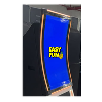 Prix de gros 32 pouces incurvé 1920*1080p capacitif Smart Board écran tactile panneau moniteur pour machine de jeu d'adresse