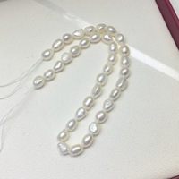 Perles de culture d'eau douce naturelles Ziyue Zhuji, perles baroques en forme de pomme de terre de 8 mm, polies double face, pour la fabrication de bijoux