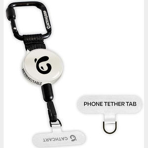 Cordon rétractable multifonction pour téléphone, clés, badge - Solution de sécurité tout-en-un pour l'extérieur - Product Image 2