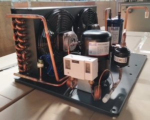Nuova unità di condensazione raffreddata ad aria compressore refrigerante R134A piccola unità di refrigerazione domestica alimentata a <span class=keywords><strong>Gas</strong></span> - Product Image 5