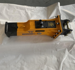 Marteau briseur hydraulique silencieux SOOSAN SB10 de type boîte pour mini-excavatrice, démolition de roche et de béton, construction, état neuf - Product Image 4
