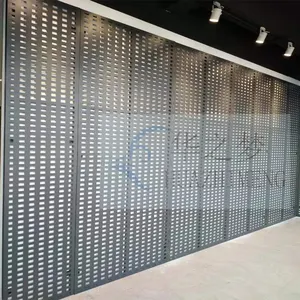 Çini Showroom ekran Metal duvara monte örnek kurulu seramik manyetik teşhir rafı mermer gri granit yer karosu için