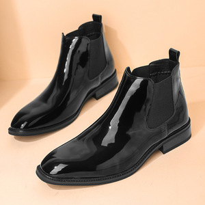 Nouvelle Collection Printemps 2026 – Chaussures en Cuir Montantes Décontractées et Habillées pour Hommes, Rouge, Grandes Tailles, Vente en Gros - Product Image 5