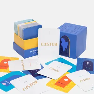 Wholesale Unique Game Reflection Playing Card Deck Of Cards Custom Printing With Rigid Box
