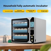 Petit incubateur de poulets domestique entièrement automatique intelligent avec lit d'eau, modèle FHQ1007, design rectangulaire pour poussins