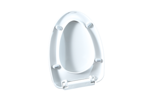 Aero Design White Toilet Seat with Soft Closing Function and Quick Release <b>Bolts</b> for Simplified Cleaning and Better Hygiene - Product Image 5