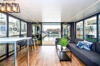 Bateau de fête de luxe personnalisé 2023, maison flottante sur ponton, enrichit votre flotte de location panoramique