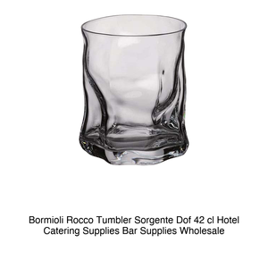 Verre Source Glass DOF 42 cl H 10,7 cm Ø 8,3 cm Bormioli Rocco - Product Image 2