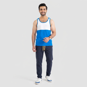 Camiseta sin Mangas de Primera Calidad para Hombre, Transpirable, Último Estilo, Cuello Redondo, Tejido de Punto, Venta en Línea - Product Image 1