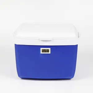 Sıcaklık göstergesi ile taşınabilir aşı soğutucu kutu
