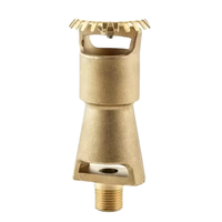 Buse de pulvérisation double usage eau et mousse en laiton pour la lutte contre les incendies aéroportuaires - Accessoires d'équipement incendie