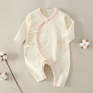 Mameluco de Bebé Otoño 2025, Mono de Color Sólido con Diseño de Oso, Ropa de Algodón para Recién Nacidos, Primavera, Traje de una Pieza para Niños y Niñas, 0-18 Meses - Product Image 4